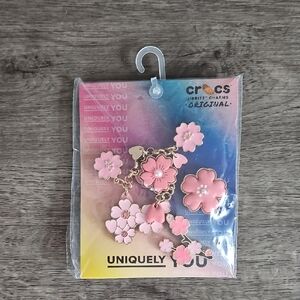 CROCS Pink Cherry Blossom Jibbitz Charms